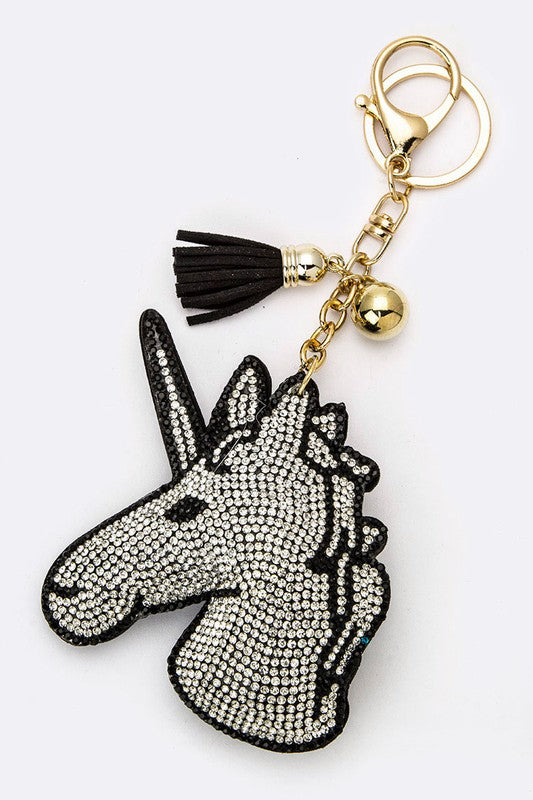 Crystal Unicorn Key Chain