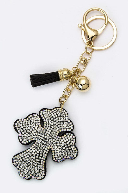 Crystal Cross Key Chain