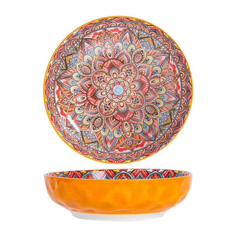 Bohemian Ceramic Tableware Light Luxury Household