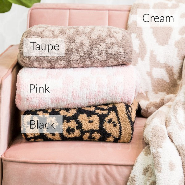 Luxe Super Soft Leopard Animal Print Comfy Blanket