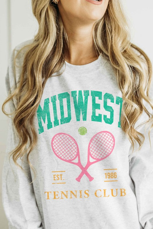 MIDWEST TENNIS CLUB Graphic Sweatshirt