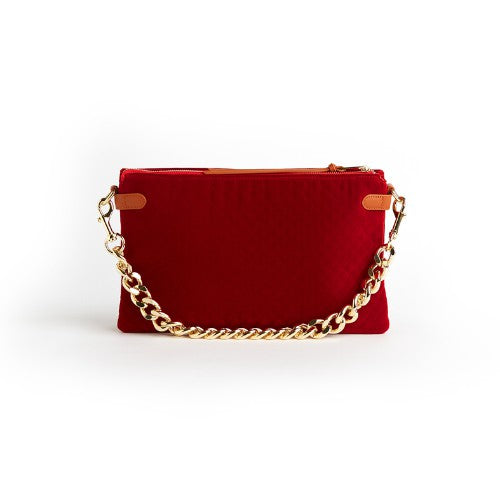 Velvet Envelope Boho Handbag