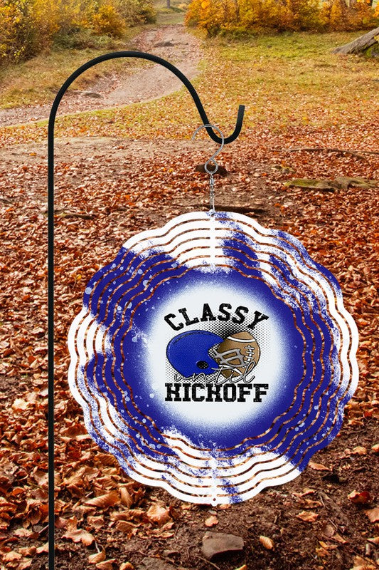 Blue Classy Until Kickoff Fall Wind Spinner