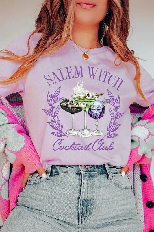 Salem Witchy Cocktail Club Graphic T Shirts