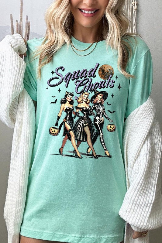 Halloween Squad Ghouls Graphic T Shirts