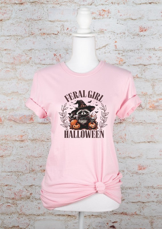 Feral Girl Halloween Graphic Tee