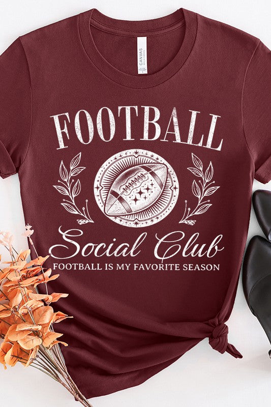 Game Day Football Social Club Graphic Tee