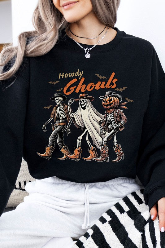 Western Halloween Howdy Ghouls Sweatshirt