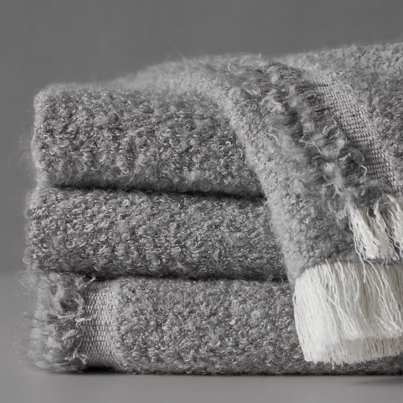 Natural Silk Light Luxury Cashmere & Wool Throw Blanket